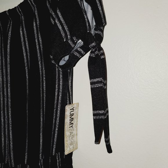 NEW Derek Heart Off Shoulder Tie Sleeve Jumper 0147 - Picture 8 of 11